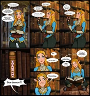 Zelda In A Library (The Legend Of Zelda)