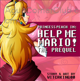 Princess Peach In Help Me Mario! Title Image