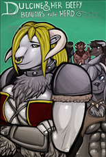Dulcene and Her Beefy Beauties Ride Herd Title Image