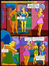 In The Bath With The Aunts The Simpsons